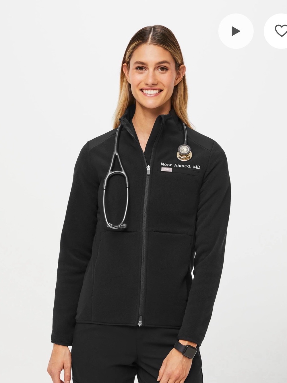 Figs On-Shift Fleece Jacket